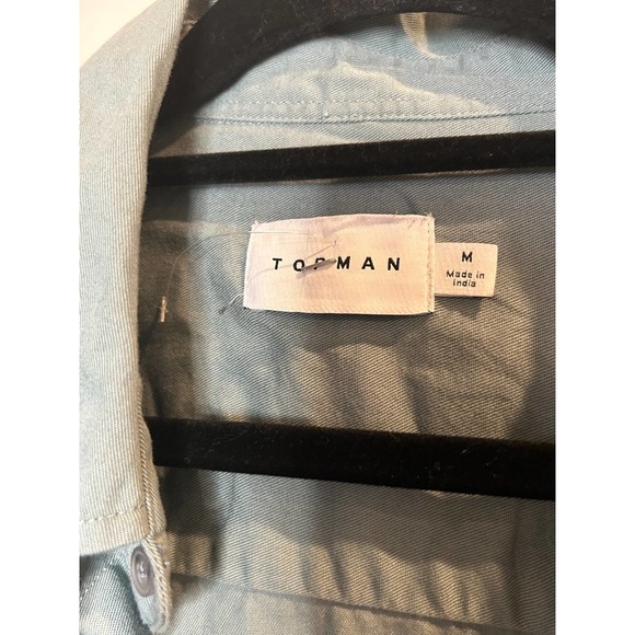 TopMan Button Up Shirt in Size Medium and Woman Large Shacket - Picture 4 of 8